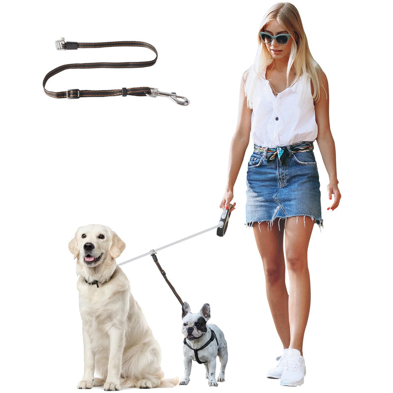 The Newest Two Dog Leash No Tangle Attachment【Compatible with All Retractable Leash】, ALL Adjustable Dual Dog Leash for Large Medium Small dog,Best Double Leash for Your Two Dogs - PawsPlanet Australia