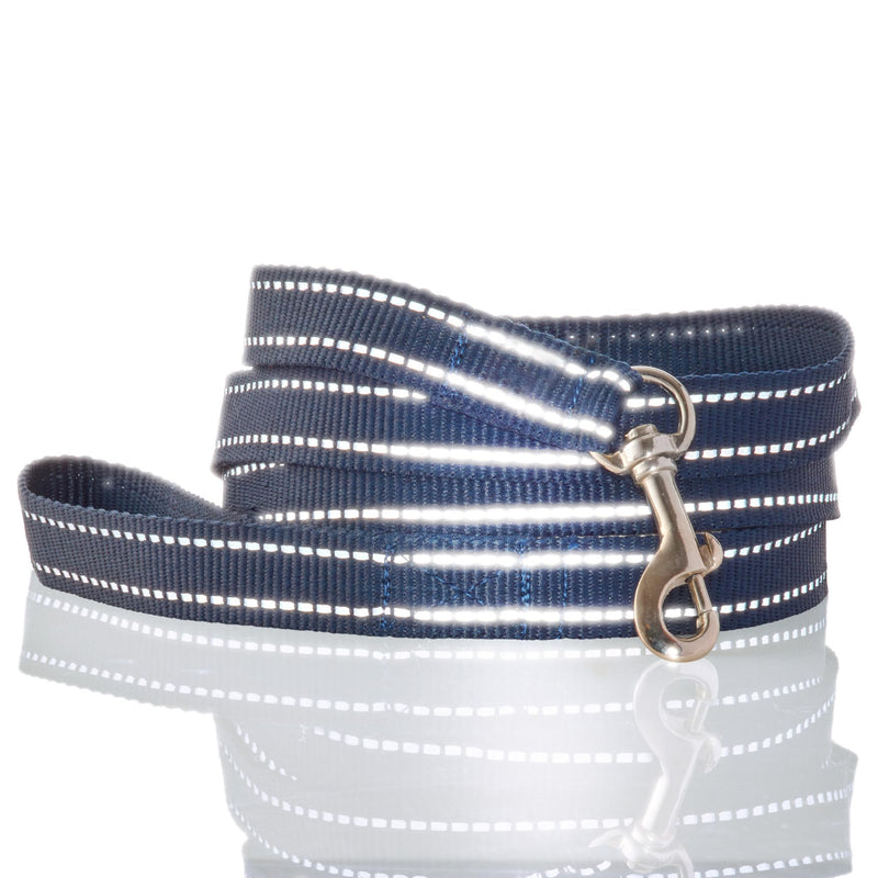 Reflective Durable Dog Leash 7 Ft. for All Pet Breeds, Navy, One Size - PawsPlanet Australia