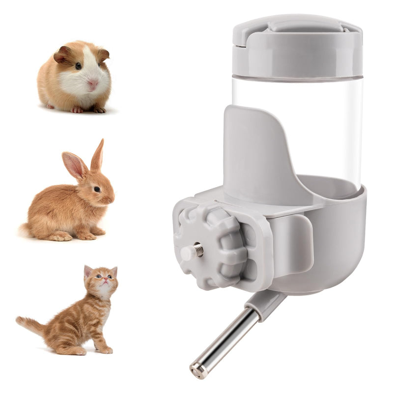 Depets Guinea Pig Water Bottle No Drip, 12 oz Small Animal Water Bottle for Rabbit Hamster Rat Ferret Kitten, Top Refill Cage Water Bottle with Screw Fastener - PawsPlanet Australia