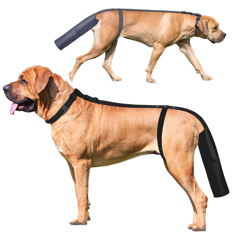 2 Pieces Dog Tail Protector Cover for Wounds, Dogs Tails Heal Sleeve, Dog Wound Care for Medium and Large Dogs to Assist in Recovery from Injury, Tail Size（L 14.9-16.5", Diameter 4.7-5.3"） Tail L 14.9-16.5", Diameter 4.7-5.3" - PawsPlanet Australia