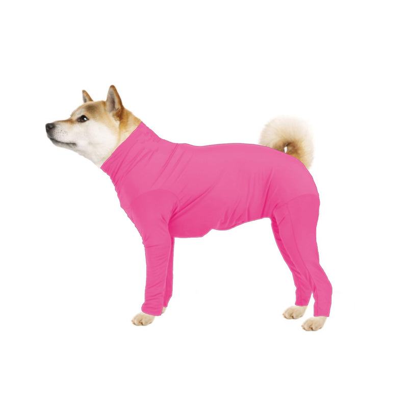 Hamiledyi Dog Onesie Anti-Licking Dog Bodysuit Spay Surgical Recovery Suit for Dogs Pet Cone Alternative After Surgery Dog Shedding Suit for Female Male Neuter Dogs Claming Pajamas (Pink, Small) S Pink - PawsPlanet Australia