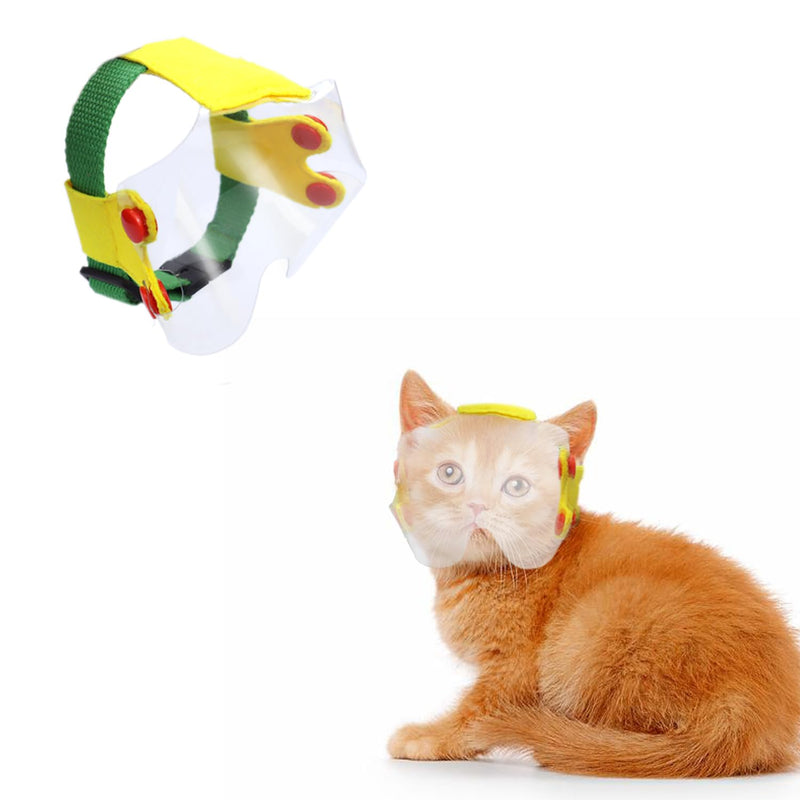 Cats Visor Cats Eye Protection Eye Covering Wounds Protector for Cat Small Cats Puppy Eyes Prevent Touch Dirt Wind Sun - PawsPlanet Australia