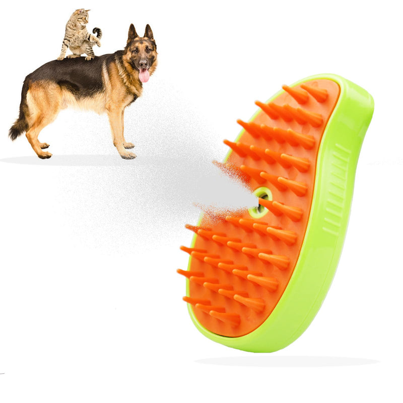 Cat Steam Brush, 3 in 1 Steamy Cat Brush for Shedding, Rechargeable Spritz Defur Comb for Cats Dogs, Pet Hair Comb for Removing Tangled and Loose Hair - PawsPlanet Australia