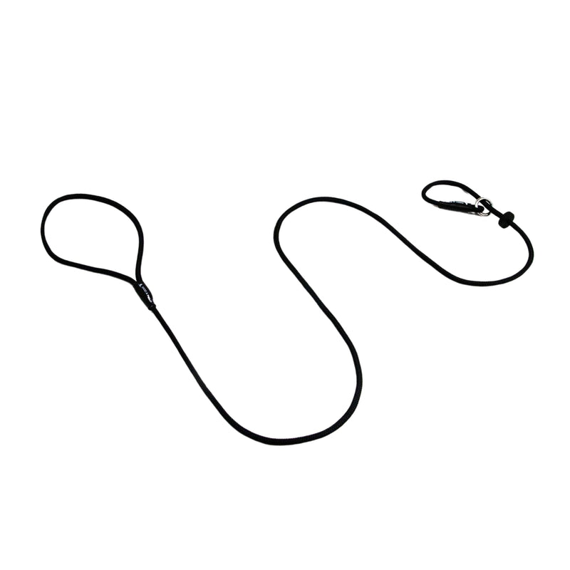 Dog & Field Signature Slip Lead for Dogs, Black. 4ft Lightweight Dog Slip Leash with Sliding Rubber Stopper. Training Lead for Dogs, Thin Slip Lead, No Collar or Harness Needed (Black) - PawsPlanet Australia