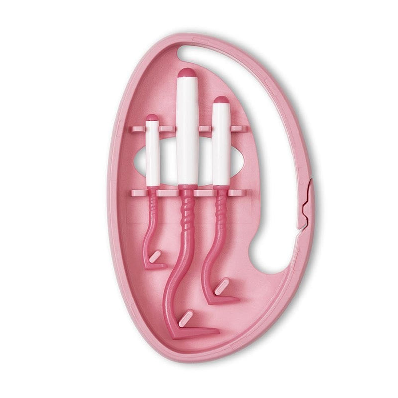 Tick Remover for Dogs and Human - Made in France - Tick Puller for Humans and Dogs - 3 Different Sizes - Dog Tick Removal Tool - Also for All Other Pets - Tick Nipper in Compact Box Pink - PawsPlanet Australia