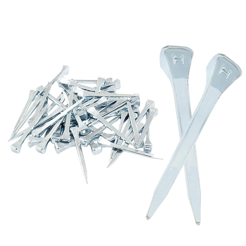 50 Pcs E3 Horseshoe Nails,45mm/1.77 inch Length Steel Horseshoe Nails Tools,Low-Carbon Steel Horse Hoof Nails for Horse Training Equestrian Sports - PawsPlanet Australia