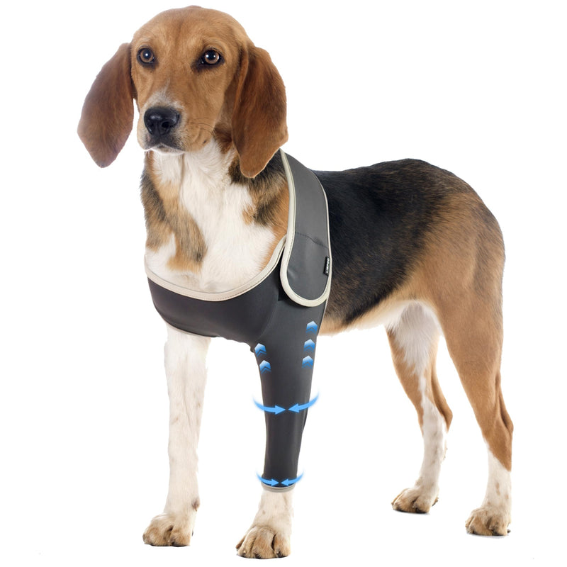 Recovery Suit for Dogs Front Left Leg, Dog Recovery Suit Female,Male Pet Arm Sleeve, Surgical Suit Cone Collar Alternative, S Small Left Elbows - PawsPlanet Australia