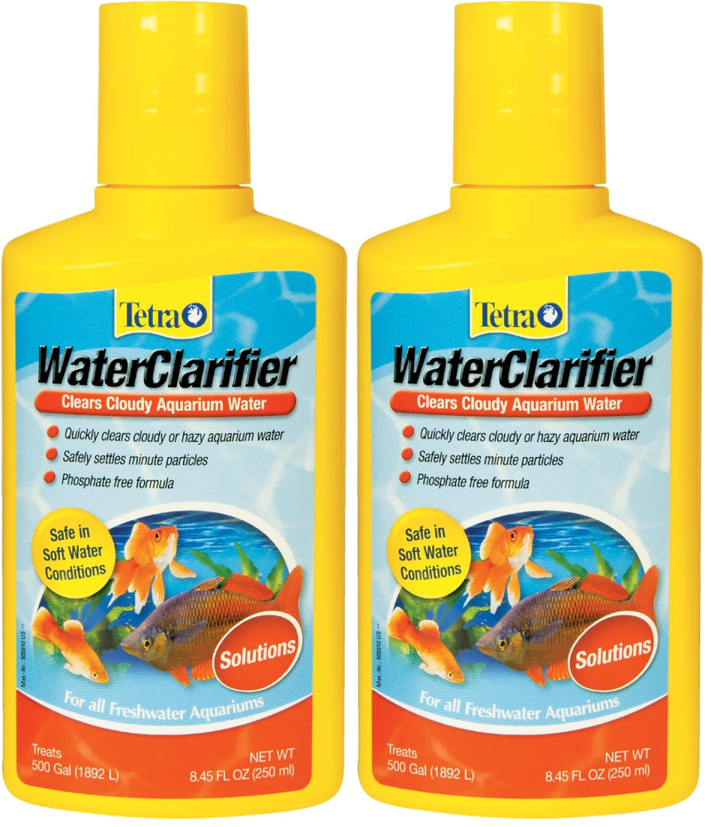 Tetra Water Clarifier, Aquarium Treatment Solution, 8.45 oz, Clears Cloudy Aquarium Water, Safe to Use with Fish and Plants, for Fresh Water (Pack of 2) 8.84 oz (Pack of 2) - PawsPlanet Australia