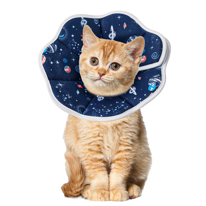 Cat Cone Collar Soft, Cat Recovery Collar to Stop Licking, Protective Cat Neck Cone After Surgery for Small Medium Cats Kittens S(Neck: 6.2" - 9") - PawsPlanet Australia