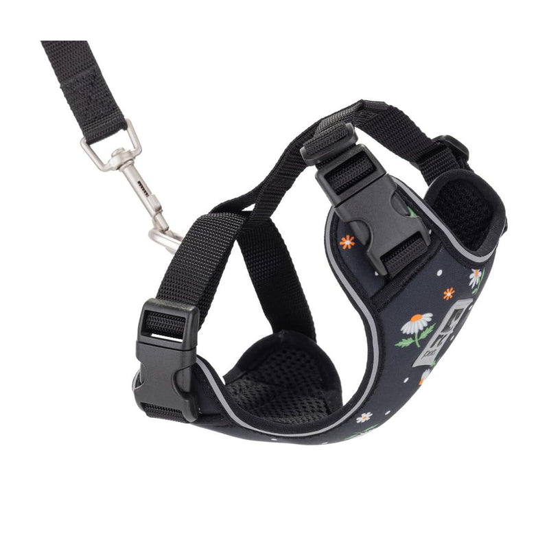 RC Pets Adventure Kitty Cat Harness | Adjustable Airmesh Vest with D-Ring and 6ft Leash for Walking and Travel | Daisies, Large - PawsPlanet Australia