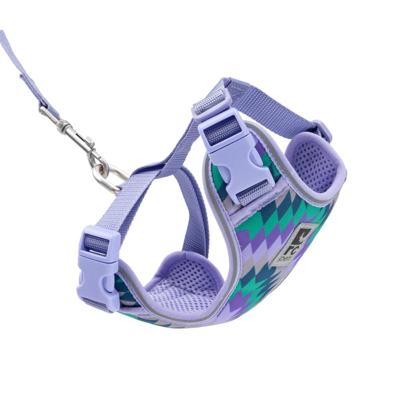 RC Pets Adventure Kitty Cat Harness | Adjustable Airmesh Vest with D-Ring and 6ft Leash for Walking and Travel | Maze, Medium - PawsPlanet Australia