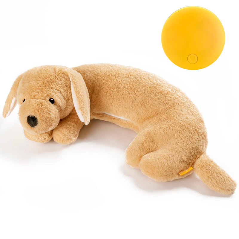 Heartbeat Puppy Toy Heartbeat Stuffed Animal for Dog Anxiety Relief and Calming Aid, Dog Heartbeat Toy for Puppy Sleep Aid Crate Training, Puppy Essential Puppy Needs, Golden Golden Retriever - PawsPlanet Australia