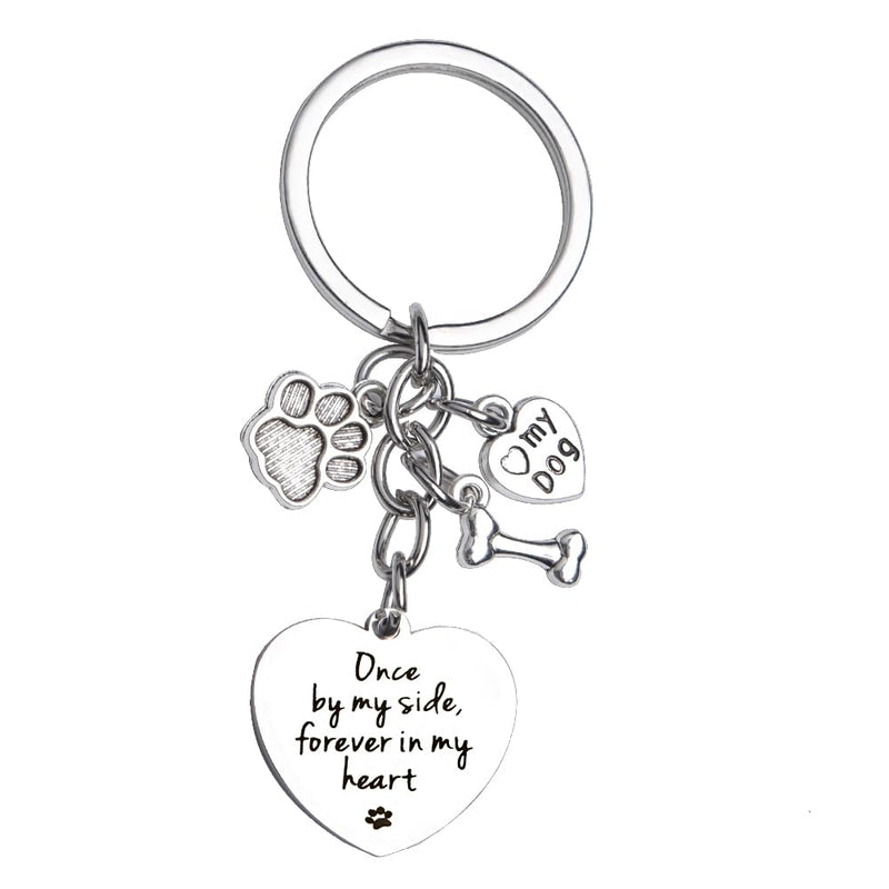 Dog Memorial Gifts for Loss of Dog Keychain Sympathy Gift for Women Men Puppy Remembrance Gift for Dog Lover By My Side Dog - PawsPlanet Australia