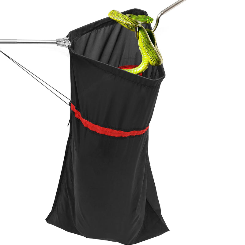 Telescopic Snake Catcher Net with Secure Drawstring – 29 to 66 Inch Adjustable Pole for Safe Transporting and Capturing All Kinds of Snakes - PawsPlanet Australia