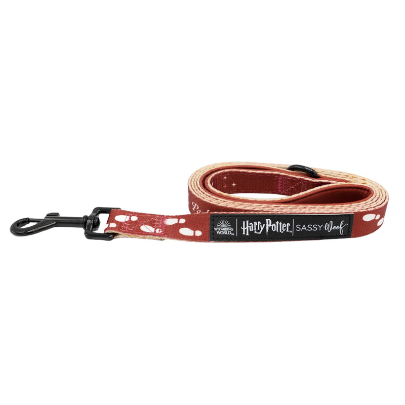 Sassy Woof Harry Potter™ Marauder's Map Dog Leash 60-Inch with Neoprene Padded Handle - Comfortable, Durable, and Stylish for Small to Large Dogs - Officially Licensed - PawsPlanet Australia