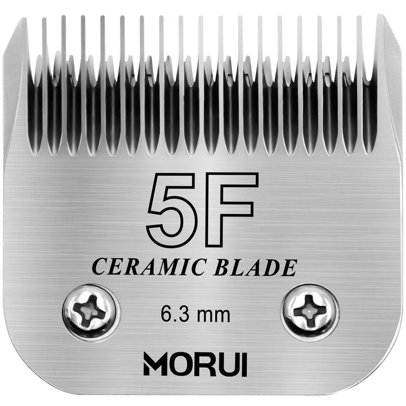 Pet Dog Grooming Clipper Replacement Blade，Detachable Ceramic Blade，Compatible with Most Andis,Oster A5 Wahl KM Series Clippers Size 5F Cut Length 1/4”(6.3mm) - PawsPlanet Australia