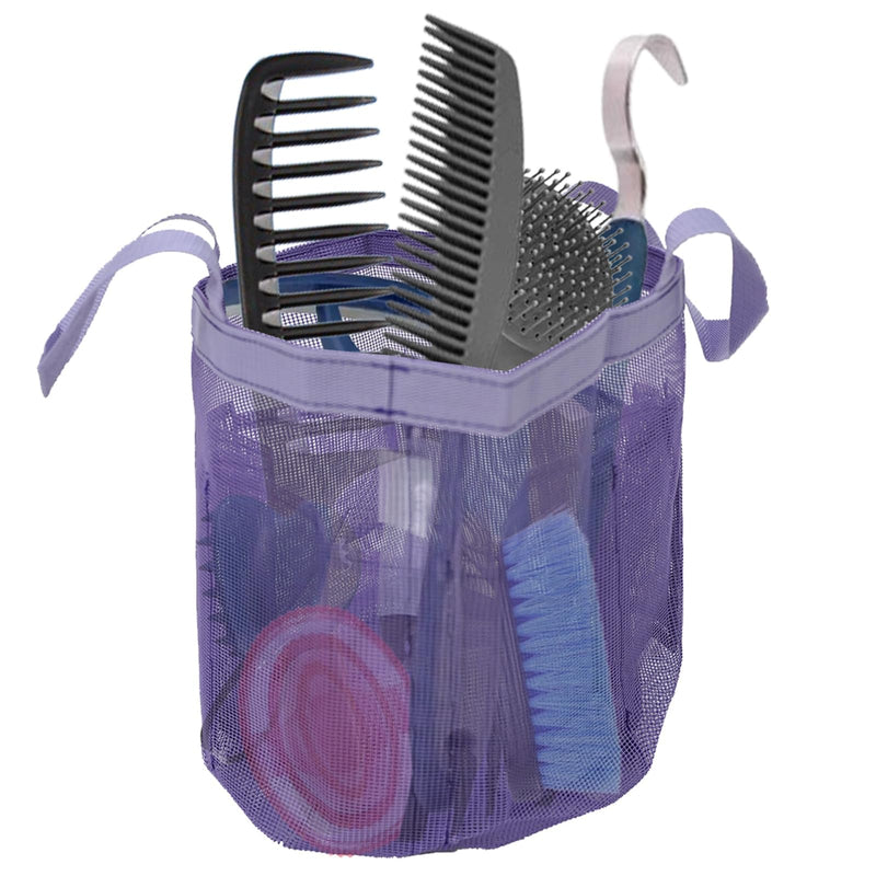Generic ""Premium Horse Tool Bag | Large Capacity, Washable, Breathable, Quick-drying, Multiple Compartments, Foldable, Lightweight, Perfect for Grooming Tools and Toiletries"" (Purple) Purple - PawsPlanet Australia