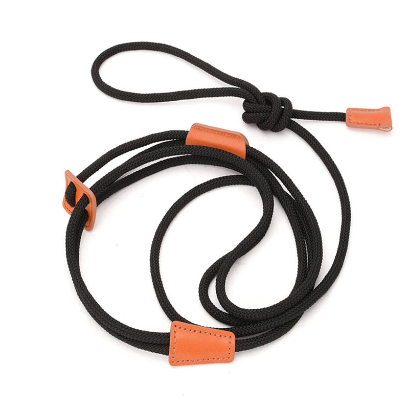 Pig Harness & Leash, Escape Prevention Adjustable Rope, All in One Design, All Life Stages Small to Medium Mini Pigs-5 Feet Long-Black Black - PawsPlanet Australia