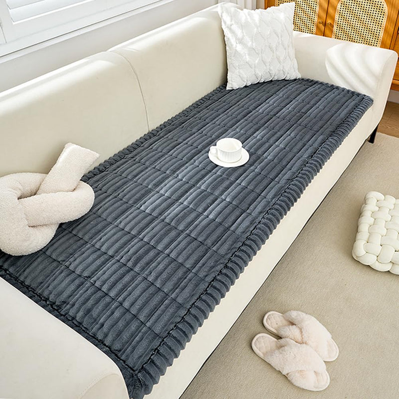 pawstrip Pet Couch Covers for Sofa Washable Dog Couch Cover Protector Anti-Slip Dog Blanket for Couches Fuzzy Couch Cushion Covers Soft Pet Sofa Cover for Furniture Plush Dog Couch Mat - PawsPlanet Australia