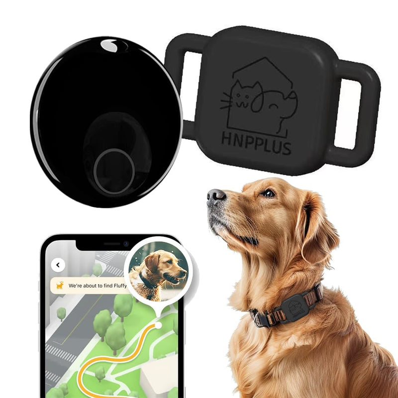Dog Tracker Smart Pet Location Tracker with Collar Holder, Personalized Smart Item Finder, MFi Certificated Dog Tracking Device, No Monthly Fee, Works with Find My (iOS Only) (1 Pack) 1 Pack - PawsPlanet Australia