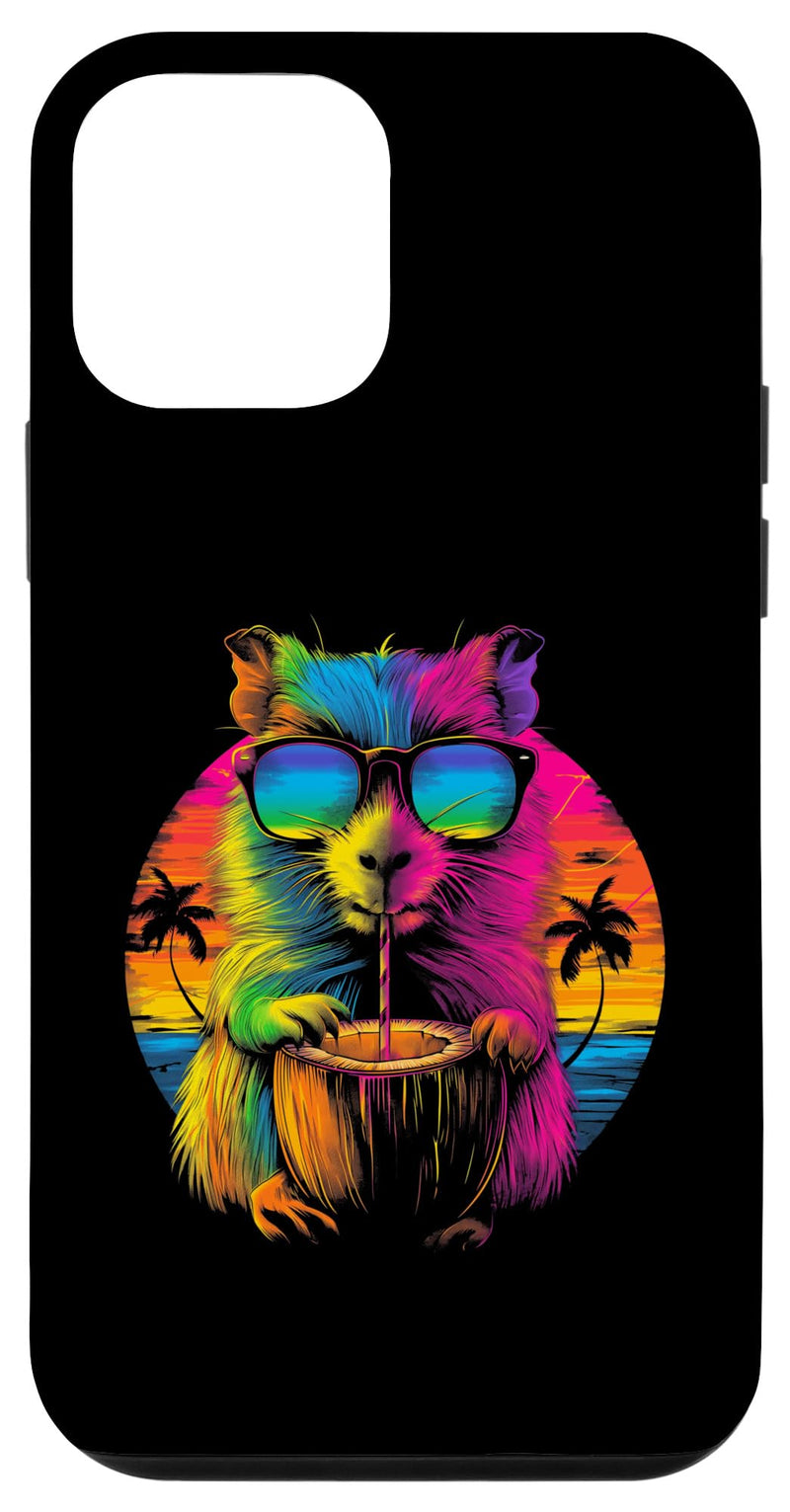 iPhone 12 mini Guinea Pig Pet Sunglasses Beach Popart Case iPhone 12 mini - PawsPlanet Australia