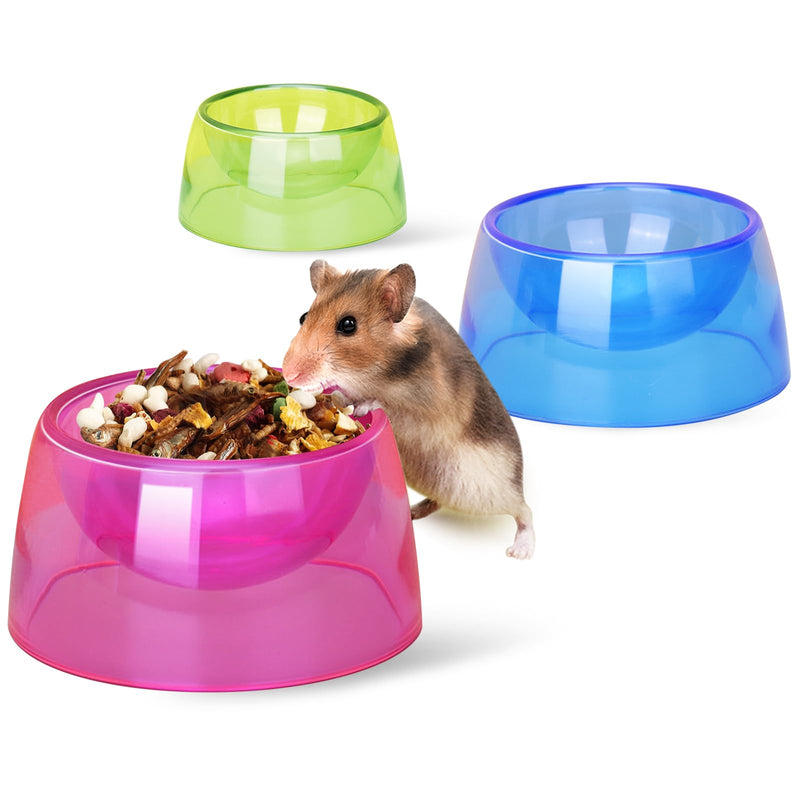 Hamster Food Bowl,Small Animals Food Water Bowl,Water Feeder Container, Hamster Bowls Dwarf Hamster Food Bowl,Hamster Feeding Bowl for Dwarf Hamsters,Mice,Small Animals 3pcs - PawsPlanet Australia