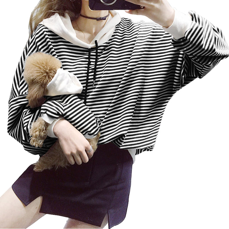 Dog Hoodies for Small Medium Large Dogs,Matching Dog and Owner Clothes Separately Sold, Striped Dog Shirts,Boy Girl Cat Dog Birthday Christmas Outfits (for Owners, Small - Bust 40.1") Small - Bust 40.1" For Owners - PawsPlanet Australia