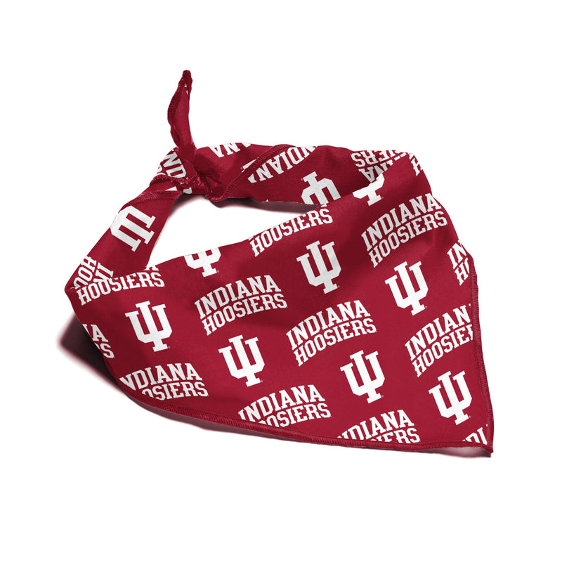 Indiana Hoosiers Officially Licensed Bandana for Dogs & Cats (Small) Small