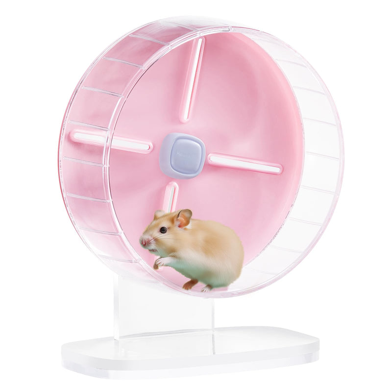 Hamster Wheel, Silent Hamster Wheel, 7.5 inch Durable Mice Running Wheel Height Adjustable, Quiet Hamster Wheel Hamster Toys for Hamsters, Gerbil, Hedgehog, and Other Small Pets - PawsPlanet Australia