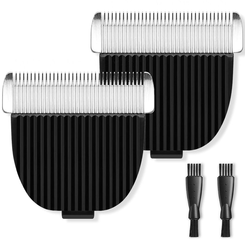 Replacement Blades 2 Pack for ONEISALL Dog Hair Vacuum and Dog Grooming Kit, Low Noise Pet Clipper Replacement Blade for ONEISALL Replacement Blade, Cleaning Brush - PawsPlanet Australia