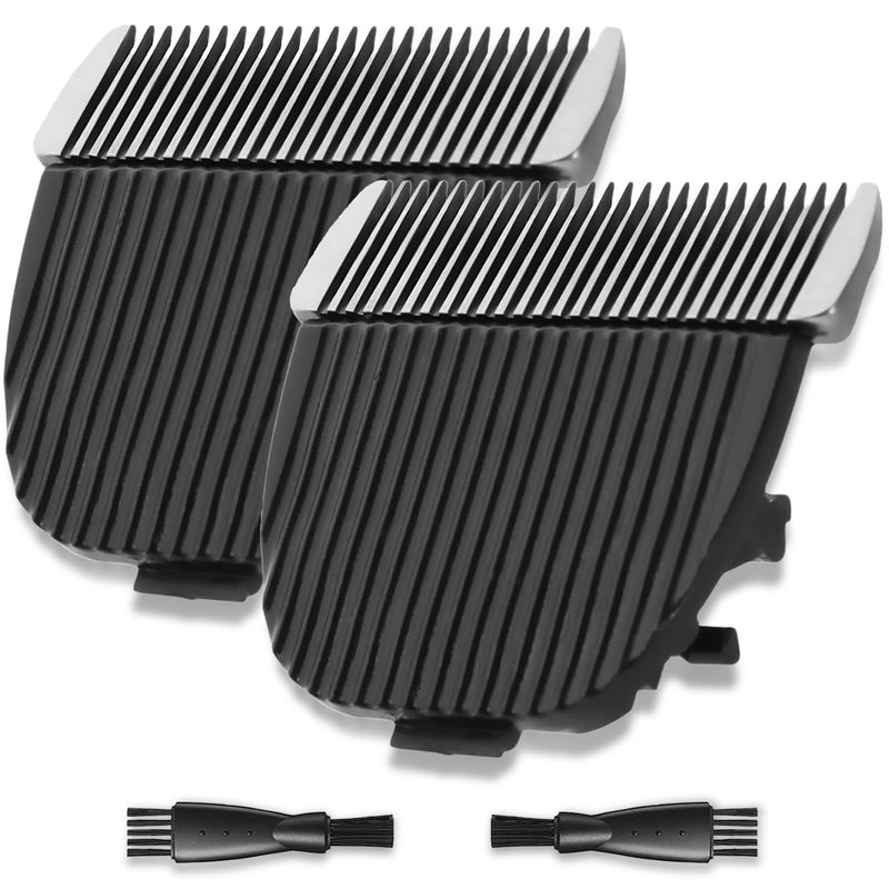 2 Pack Pet Grooming Replacement Blades for ONEISALL Dog Grooming Kit, Low Noise Pet Clipper Replacement Blades Compatible with ONEISALL Dog Clippers, Cleaning Brush, Black - PawsPlanet Australia