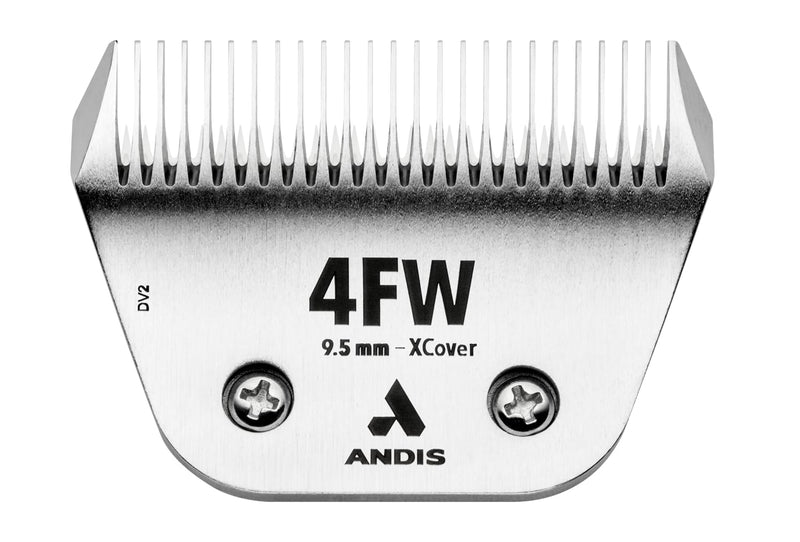 Andis 561463 ceramicEDGE #4FW XCover Wide Blade, Small Animal and Pet Grooming, Detachable Replacement Blade, Long Lasting, Stainless Steel 4FW (9.5 mm)