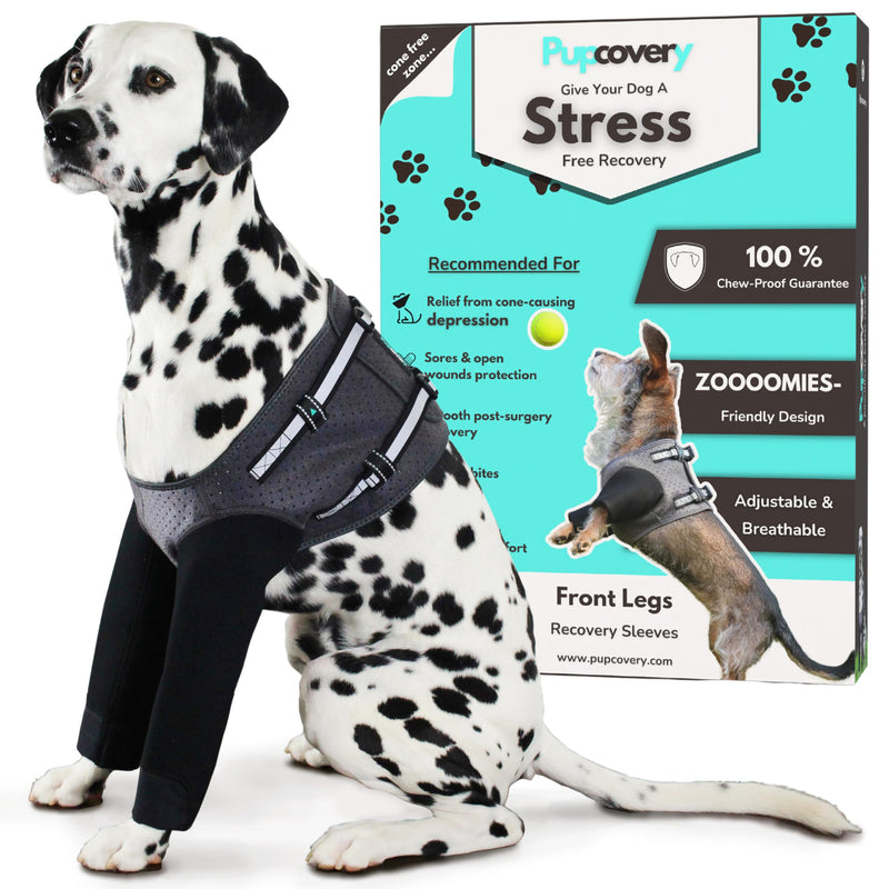 Dog Cone Alternative - Hot Spot Recovery Sleeves, Wound Protection & Hygroma Treatment for Dogs, Reduce Stress & Anxiety, Waterproof & Breathable, Prevent Licking, Ideal Post-Surgery Suit (XXL) XX-Large - PawsPlanet Australia