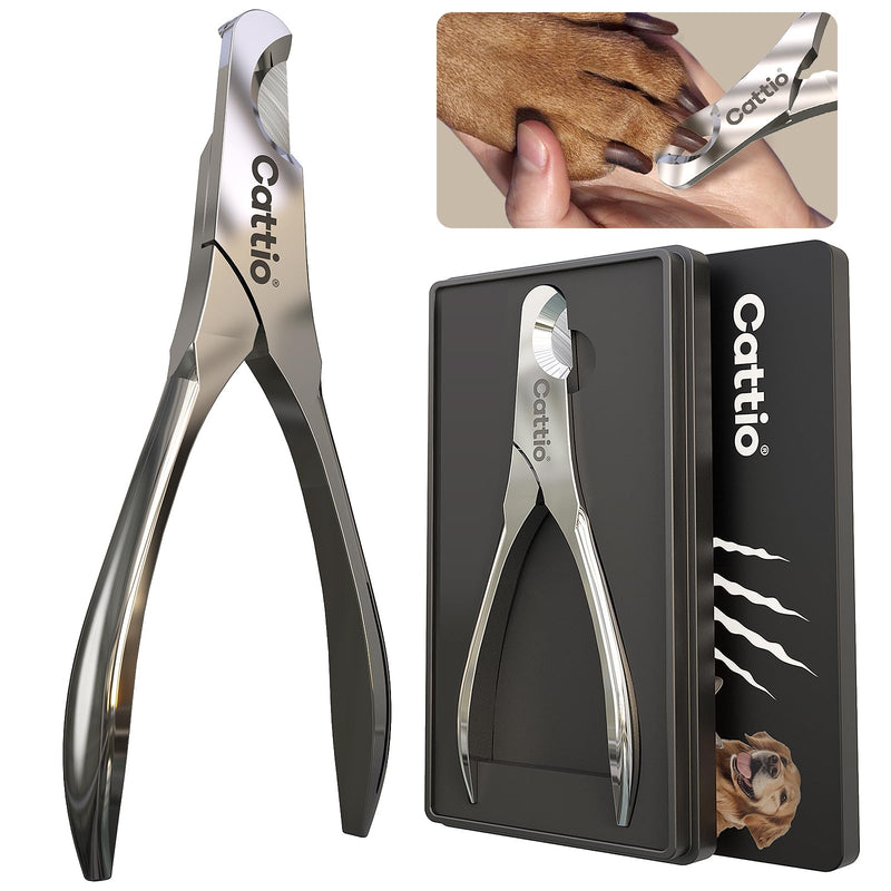 Dog Nail Clippers - All Steel Material, Built-in Spring,Heavy Duty Dog Nail Trimmer Full Metal Razor Sharp Professional for All Dogs Cats with Thick Toena,Dog Nail Trimmers Dog Nail Clippers (Glossy) - PawsPlanet Australia