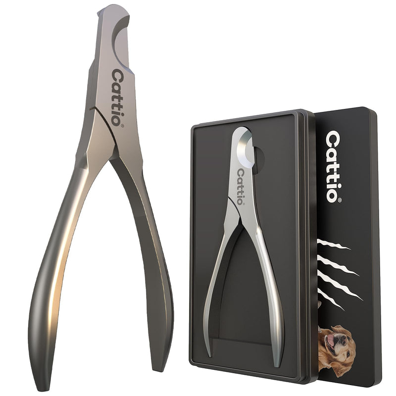 Dog Nail Clippers - All Steel Material, Built-in Spring,Heavy Duty Dog Nail Trimmer Full Metal Razor Sharp Professional for All Dogs Cats with Thick Toena,Dog Nail Trimmers Dog Nail Clippers (Matte) - PawsPlanet Australia
