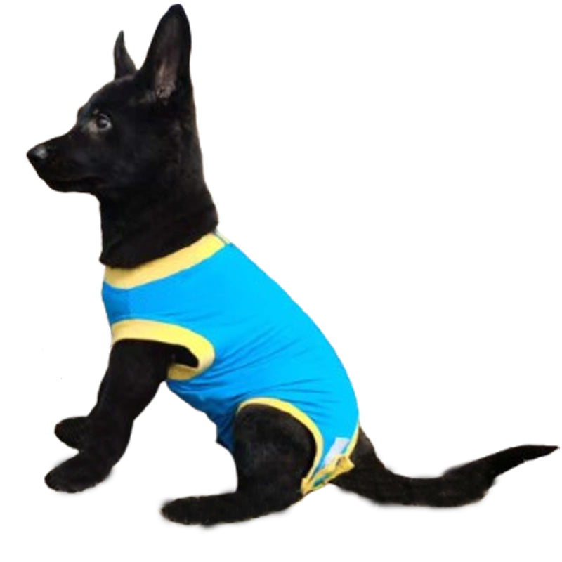 Dog Surgery Recovery Suit After Spay, Dog Onesies for Small, Medium & Large Pet, Abdominal Wounds Post Surgical Recovery Suit lternatives to E-Collars Bandages Recovery Cones M Blue - PawsPlanet Australia