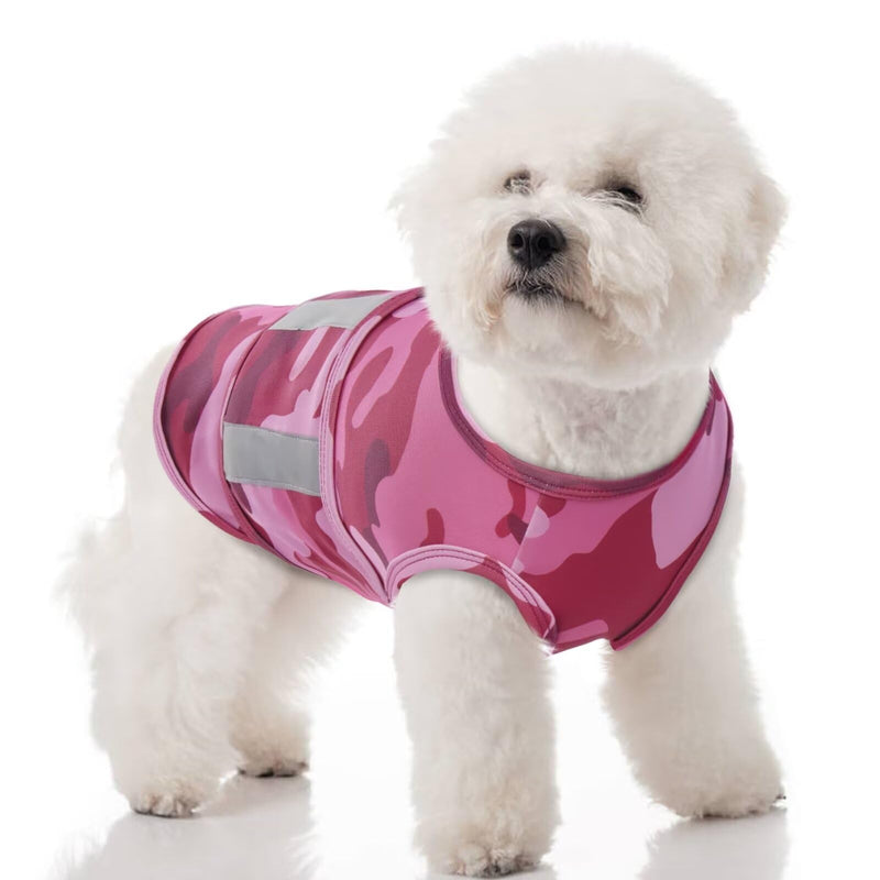MIGOHI Dog Anxiety Vest,Soft Dog Anxiety Relief Coat,Calming Vest Wrap for Thunderstorm,Fireworks,Travel and Separation,Anxiety Relief for Dogs,Dog Firework Anxiety Relief for Small Dogs,XS,Camouflage Camouflage X-Small - PawsPlanet Australia