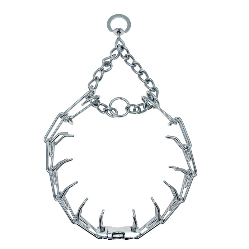 Adjustable Dog ?o Pull ?ollar for Small Medium Large Dogs (Silver, XL) Silver
