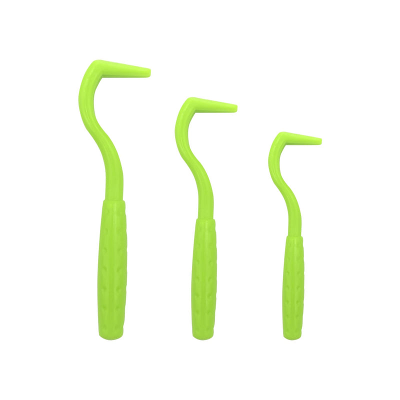 Quacc 3 PCS Tick Remover Tool, Plastic Painlessly Tick Remover Portable for Dogs Cats Humans (Green) - PawsPlanet Australia