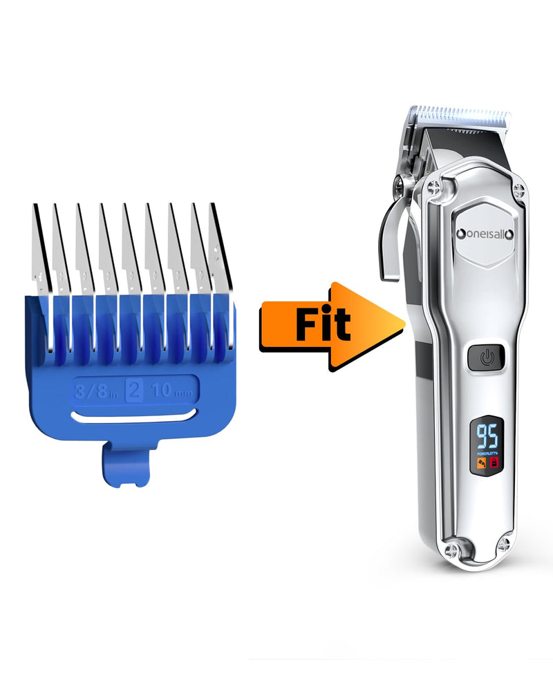 oneisall 10 mm blue metal combs for dog clippers for Grooming for Thick Heavy Coats - PawsPlanet Australia