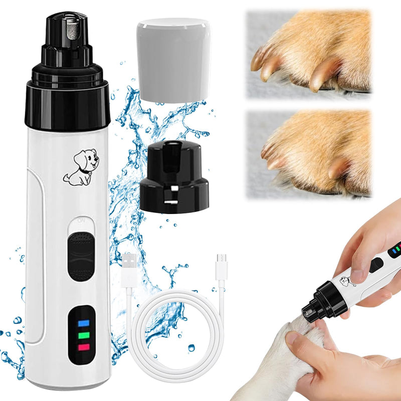 Silent Grind Pro for Dogs, Silent Grind Pro, Silent Grind Pro Dog Nail Trimmer, New Electric Dog Nail Clippers for Dog Nail Grinders Rechargeable, Super Quiet Dog Nail Grinder,Pet Paws Grooming Tool - PawsPlanet Australia