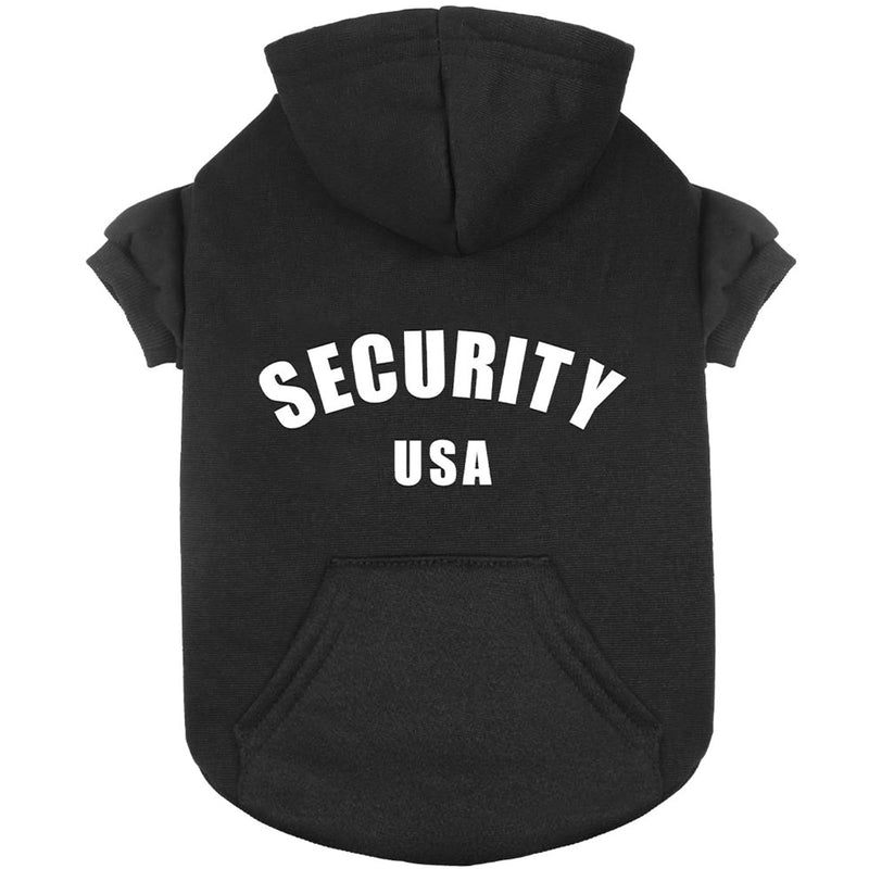 Dog Hoodie for Large Dogs Security Dog Hoodie Warm Cozy Brushed Fleece Interior Dog Clothes Dog Hoodie with Pocket Dog Sweatshirt Dog Sweaters for Large Dogs(L) - PawsPlanet Australia