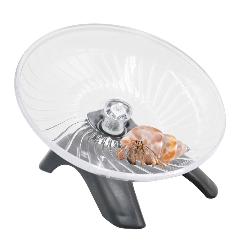 Hermit Crab Toys, Hamster Wheel, Hermit Crab Accessories, Hermit Crab Climbing Toys, Hermit Crab Accessories for Tank, Hermit Crab Supplies, Running Wheel Toys Suitable for Hermit Crab, Hamster, Rat Black Small - PawsPlanet Australia