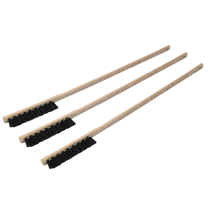 3pcs Bird Cage Cleaner Brush, Wooden Birdcage Brush, Long Handle Bird Cage Brush Suitable for Cleaning The Bird Cage and Grooves or Narrow Gaps - PawsPlanet Australia