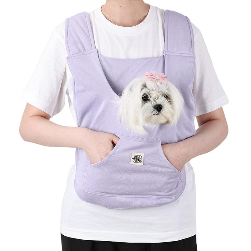 FLAdorepet Pet Carrier Backpack for Extra Small Dog Cat and Rabbit,Yorkie Teacup Chihuahua Front Dog Puppy Carrier Backpack for Traveling Hiking Camping Purple Extra Small Dog(Maximum Weight 6LBS) - PawsPlanet Australia