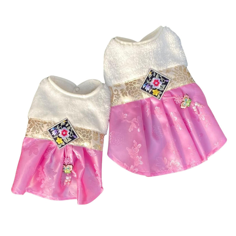 SSONGBYPET Traditional Korean Hanbok for Dogs - Elegant & Timeless Pet Clothing - Showcasing Stylish K-Fashion Design, Ideal for Special Events & Celebrations - Available in Sizes (S-2XL) - Size (S) Small - PawsPlanet Australia