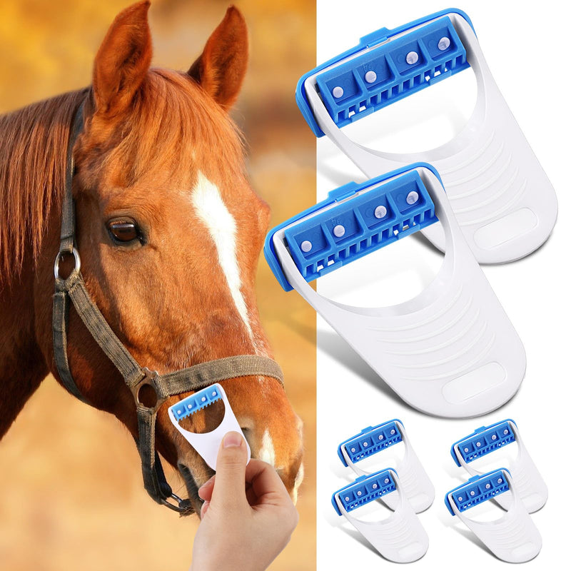 6 Pcs Horse Clippers Horse Grooming Razor Disposable Grooming Razor Fit for Horse Dog, White - PawsPlanet Australia