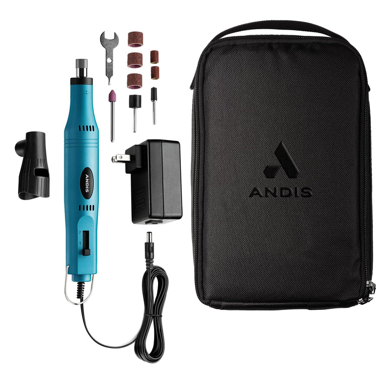 Andis 66820 EasyClip 2-Speed Pet Nail Grinder, Blue New Nail Grinder - PawsPlanet Australia