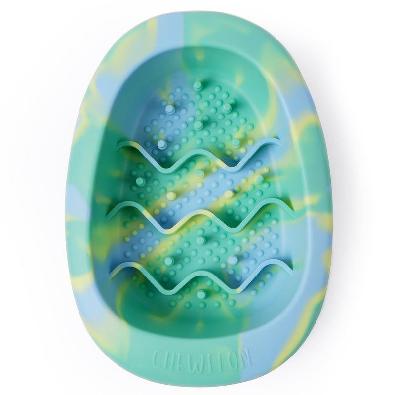 Interactive Dog Lick Mat Bowl, BPA-Free Silicone Dog Slow Feeder Bowl with Suction Cups, Non Slip Food Bowl for Dogs and Cats, Reduces Boredom and Anxiety, Dishwasher Safe, Green Small - PawsPlanet Australia