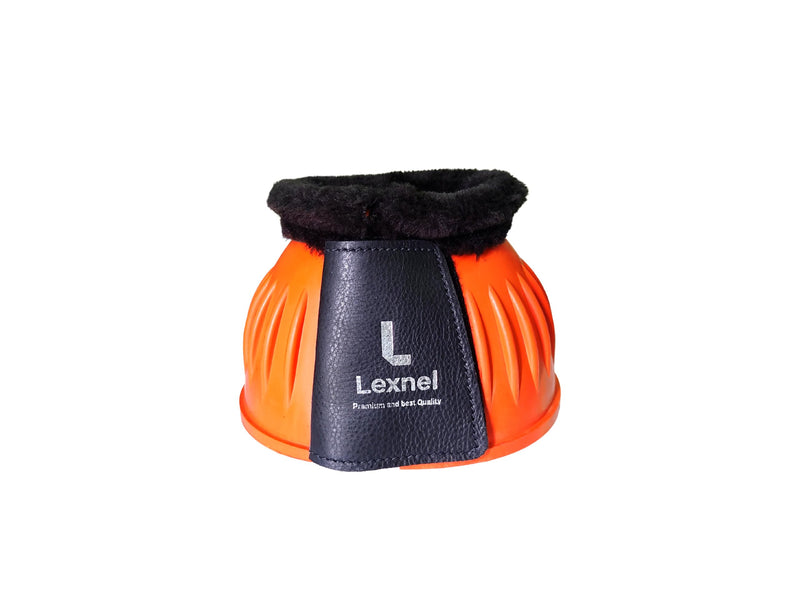Rubber Bell Boots, Durable Bell Boots for Horse – Superior Hoof Protection and Comfort 1 Pair (Orange, X-Large) Orange - PawsPlanet Australia